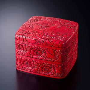 村上の伝統工芸『村上木彫堆朱 菓子器 7寸』 : 道の駅朝日-朝日みどり