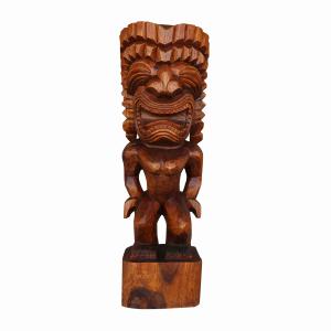 マオリ族木彫りの槍 ウォールデコレーション 木製スワール無垢材 150cm