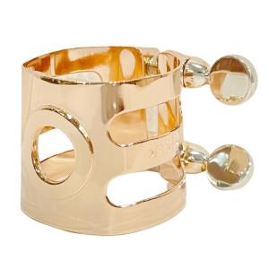 B♭ クラリネット リガチャー ウッドストーン ピンクゴールド