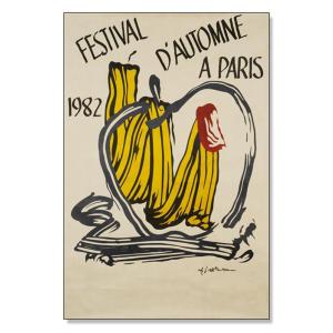 Cow Going Abstract 1985（ロイ リキテンスタイン） 額装品 ウッドハイ