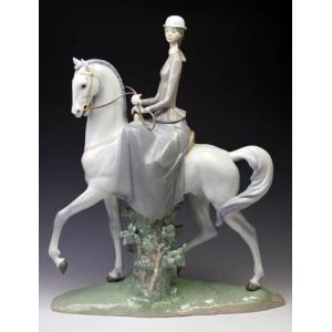 LLADRO（リヤドロ） 私のことも忘れないで 少女 猫 ネコ 置物 01005743