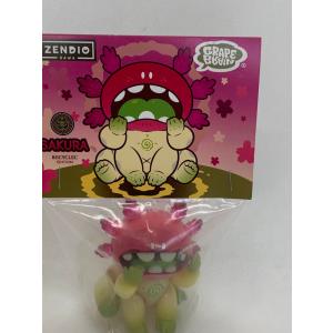 GRAPE BRAIN グレイプ ブレイン ジゴクネコ おにぎり 黒 ソフビ 人形