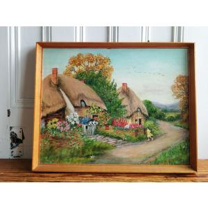 英国風景の油絵 風景画 イギリスアンティーク : BAU ANTIQUES - 通販