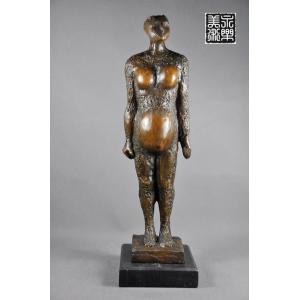 送料無料抽象ブロンズ像妊婦ピカソ41cm大名作 インテリア家具 置物