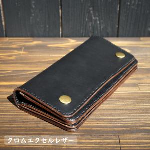 サドルレザー・トラッカーウォレット ブラック : JAINDIANA - 通販