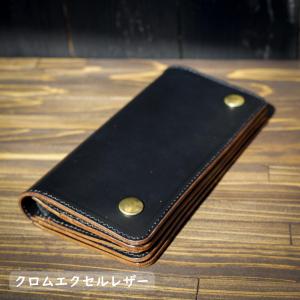 トラッカー】 ミ二ウォレット ブラック ○ 小さい財布 革財布 札入れ