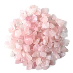 GOLD STONE ローズクォーツ さざれ石 本物 100g サイズ中 紅水晶 高