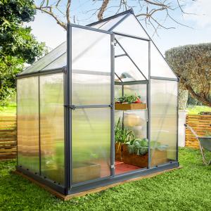 スワン商事 折りたたみ温室(屋外用) FGO-450S型 ステンカラー色 : 環境