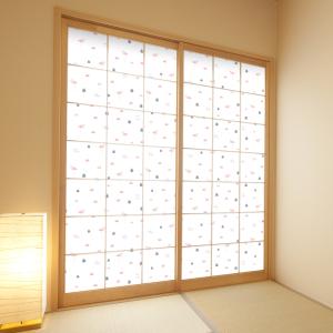 プリント障子紙 張りやすい障子紙 梅と菊 : GardenStyle - 通販