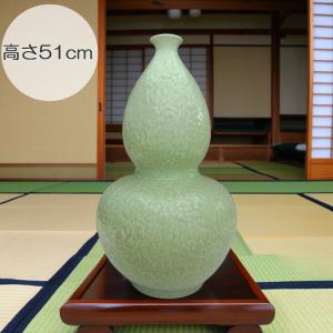 李朝 青花窓絵草花文面取壺 全高約29cm 韓国 朝鮮 希少 花瓶 白磁 染付