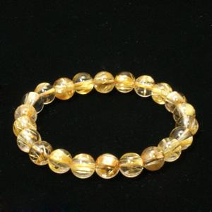金針 ルチルクォーツ ブレスレット タイチンルチルクォーツ 9mm 19cm