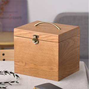 木製 メイクボックス コスメティック 鏡 北欧 ナチュラルウッド 縦型