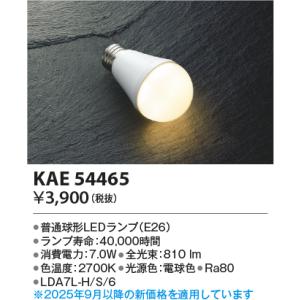 コイズミ照明 KAE54466 E26ランプLDA7D/60形相当/65K : でんきサロンま
