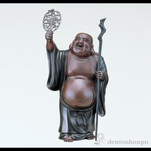 大黒様の置物／三俵大黒7号(古手色) 高岡銅器／送料無料 : 檜屋美術館