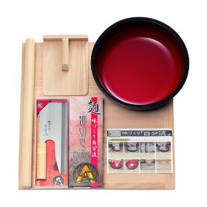 星野工業 そば道具 本格蕎麦打ち5点セット DVD付き くらし屋 同梱