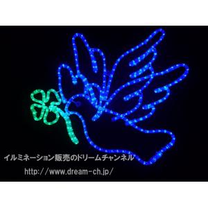 イルミネーション 四つ葉 クローバー 鳩 鳥 バード モチーフ ライト