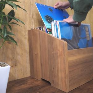 レコードラック / 2マス+1BOX DULPA300(LP約240枚収納) ディスク