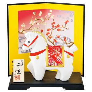 干支 午 置物 馬 うま 2026年/ 開運福午（ラインストーン） /粗品 販促