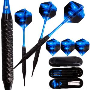 マイダーツ セット 初心者 ケース付 ソフトダーツ 3本組 : greatful