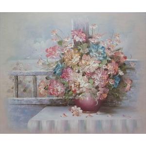 油絵 花瓶の花 MA2874 : 絵画制作専門ユーラシアアート - 通販 - Yahoo