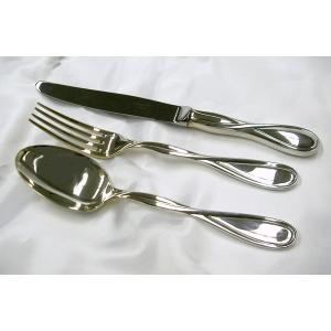 クリストフル スターリングシルバー マルリー 1438 サービングフォーク