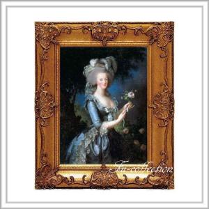 マリーアントワネット額絵 ゴールドダブルフレーム Sサイズ mayS