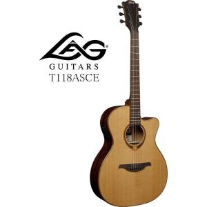 お取り寄せ商品] LAG GUITARS Tramontane 118 T118ASCE-BLK ラグ