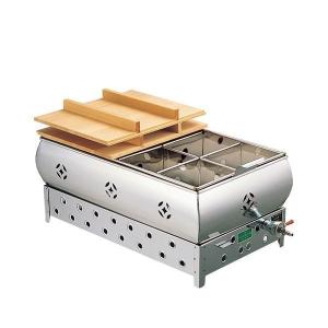 直火式おでん鍋 (マッチ点火) 8寸 LPガス 都市ガス 業務用 13-0422