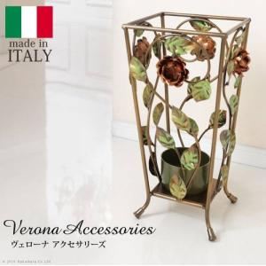 傘立て 傘たて ローズ 装飾 バラ 薔薇 アイアン製 花 植物 ツタ