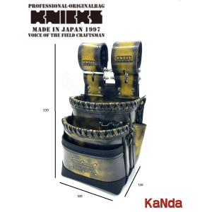 KNICKS（ニックス） ADV-301DDX-Y 公認カスタム 三段黒紐W巻き ガラス