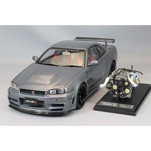 モーターヘリックス 1/18 三菱 ランサーエボリューション4 4G63T