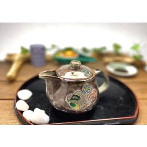 九谷焼 高級 陶磁器 急須 大 和桜 裏絵(Kutani teapot)おしゃれ 手描き