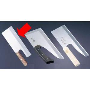 うどん・そば等の麺切用包丁 ローズ柄全鋼 麺切庖丁（片刃） 刃渡り