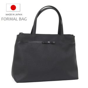 ホースヘア オーストリッチ バッグ トートバッグ 黒 ブラック リボン