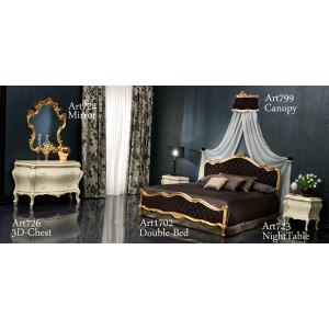 サルタレッリ ソブラナ ベッドフレーム クイーン マットレス別売り