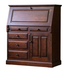 ライティング ビューロー オーク 完成品 木製 レトロ デスク 机 414B