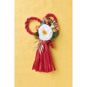 国産稲穂初春飾り ZC−A6 25-3235-0 しめ縄 正月飾り しめ縄リース