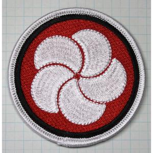 航空自衛隊グッズ 三沢基地 第3飛行隊 F−2兜武者（青）ワッペン