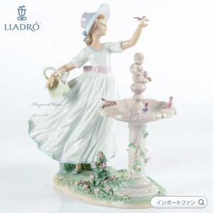 LLADRO（リヤドロ） 私のことも忘れないで 少女 猫 ネコ 置物 01005743