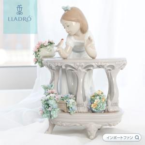 LLADRO（リヤドロ） フラワーガーデン 少女 花 置物 01006447 LLADRO