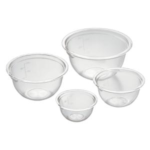 ヨシカワ ボウル4点セット 電子レンジ対応 食洗機対応 メモリ付き 日本