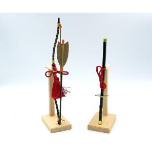 鯉印 弓太刀 8号 （高さ約28cm） 端午の節句 五月人形 兜飾り 鎧飾り