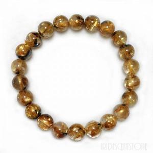 タイチン放射V字ルチルクォーツバングル 17mm/パワーストーン,天然石