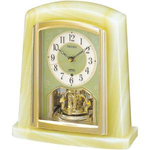 セイコーメロディ置時計エンブレム SEIKO電波置き時計 HW528B