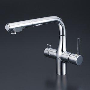 浄水器 一般地用 クリナップ ZZKM6381EC スタイリッシュ水栓Efine