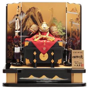 久月 五月人形 久月作 お祝い 鎧飾り 彫金仁王大鎧飾り 正絹緋縅12号