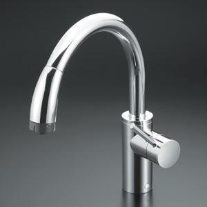 KVK 水栓金具 KVK KM6071EC センサー付グースネックシングルレバー式