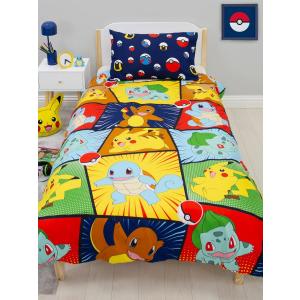 ポケモン Pokemon ピカチュウ ピカチュー シングル 掛け布団カバー+枕