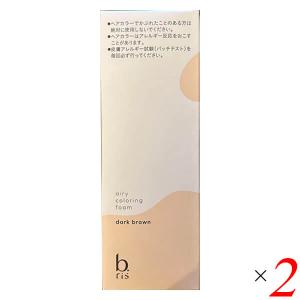 ビーリス b.ris エアリーカラーリングフォーム ダークブラウン 80g