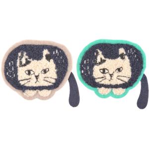 EARTH MADE（アースメイド） フエルトブローチ ネコ NEKO 羊毛 猫 黒猫